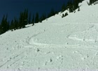 Skiing down Thar 33