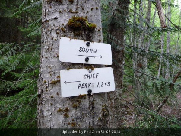 _Intersection for Squaw and Chief trails