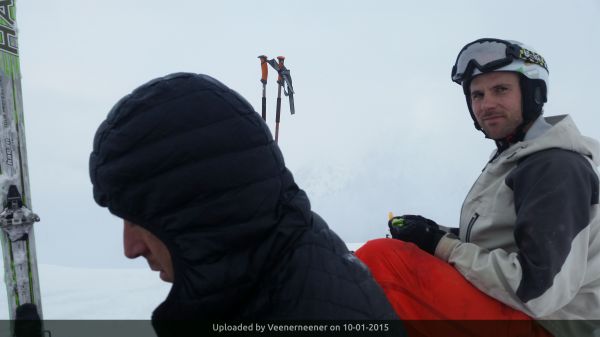 Bill and Eric - lunch on Gin Peak. _Bill and Eric - lunch on Gin Peak.